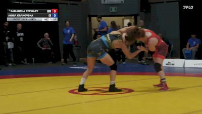 57kg Cons. Semi - Samantha Stewart, Black Bears WC vs Agnia Krakovska, Coast RTC