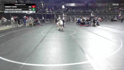 95 lbs Consi Of 4 - Emmett Horn, Spazz Wrestling vs Sebastian Santana, Fair Lawn