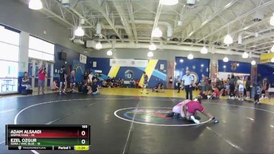 165 lbs Round 6 (8 Team) - Ezel Ozgur, SOWA / HWC BLUE vs Adam Alsaadi, Griffin Fang