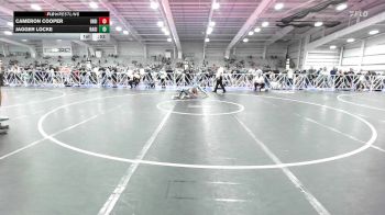 95 lbs Rr Rnd 2 - Cameron Cooper, Indiana Outlaws Red vs Jagger Locke, Ragin Raisins Catawba ES