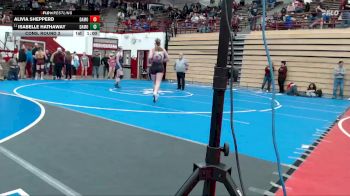 140 lbs Cons. Round 3 - Isabelle Hathaway, Garrett vs Alivia Shepperd, Twin Lakes High School