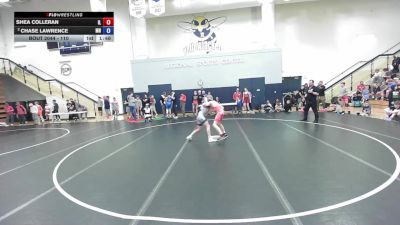110 lbs Champ. Round 1 - Shea Colleran, IL vs Chase Lawrence, MN
