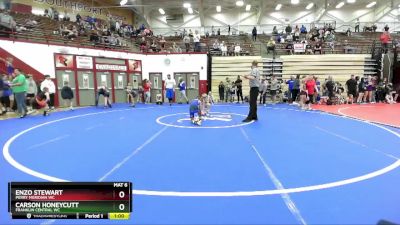 65-70 lbs Round 2 - Carson Honeycutt, Franklin Central WC vs Enzo Stewart, Perry Meridian WC