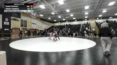 285 lbs Consi Of 8 #1 - Mark Crowley, Ridgefield vs Brady Harwick, Darien