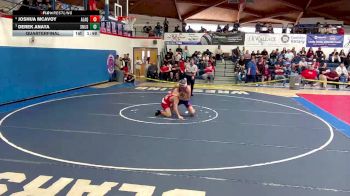 159 lbs Quarterfinal - Derek Anaya, San Manuel Jr./Sr. High School vs Joshua McAvoy, American Leadership Academy - QC