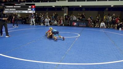 59 lbs Cons. Sub-semis - Dominic Maximo, Cyclones Wrestling & Fitness vs Luke Brown, Open Mats Wrestling Club