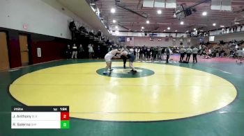 215 lbs Consi Of 4 - Josh Anthony, Blair Academy vs Rocco Salerno, Seton Hall Prep