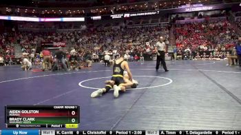 1A-126 lbs Champ. Round 1 - Brady Clark, Sigourney-Keota vs Aiden Golston, Moravia