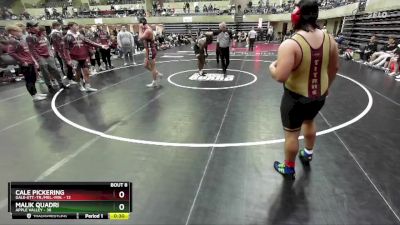 285 lbs Semis & 1st Wrestleback (8 Team) - Xavier Allen, Apple Valley vs Cisco Jimenez, Gale-Ett.-Tr./Mel.-Min.