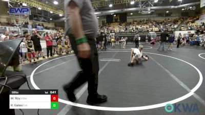 58 lbs Quarterfinal - Maxwell Roy, Standfast OKC vs Riott Gates, Elgin Wrestling