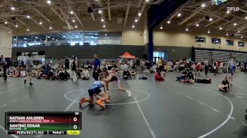 96 lbs Round 5 (8 Team) - Santino Edgar, Ruthless vs Nathan Ahlgren, North Carolina National Team