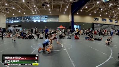 96 lbs Round 5 (8 Team) - Santino Edgar, Ruthless vs Nathan Ahlgren, North Carolina National Team