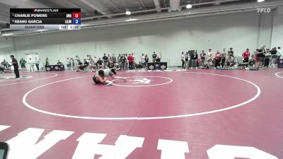 85 lbs Quarters - Charlie Powers, Avalanche Wrestling Association vs Keanu Garcia, Lion Of Judah Wrestling Academy