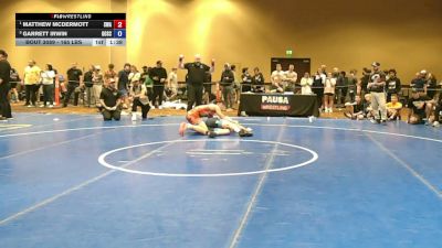 165 lbs Quarters - Matthew McDermott, Savage Wrestling Academy vs Garrett Irwin, Gold Schoop