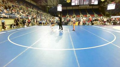 100 lbs Rnd Of 16 - Jaclyn Bouzakis, PA vs Carly Rodriguez, TX