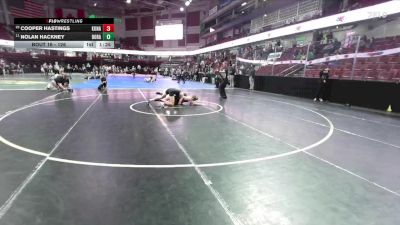 126 lbs Champ. Round 1 - Nolan Hackney, Borah vs Cooper Hastings, Kuna