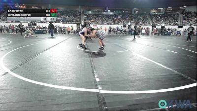 135 lbs Consi Of 4 - Skye Wynn, El Reno Wrestling Club vs Brylann Griffin, Bristow Elementary Wrestling Club