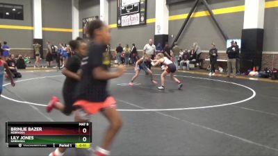 82 lbs Round 2 - Brinlie Bazer, Nebraska vs Lily Jones, Nebraska