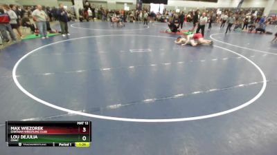 175 lbs Quarterfinal - Lou DeJulia, CRWC vs Max Wiezorek, Chatham Wrestling Club