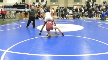 106 lbs 5th Place - Elsa Scott, Sharon vs Jowell Quinones, Taunton