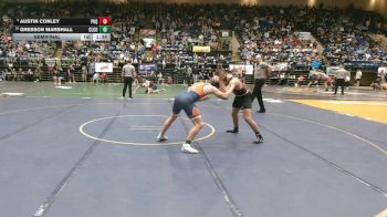 2 - 175 lbs Semifinal - Austin Conley, Poquoson vs Gresson Marshall, Clarke County