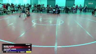 165 lbs Round 1 (8 Team) - Quinn Mosch, California vs Zachary Landis, Maryland