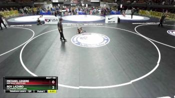 70 lbs Champ. Round 2 - Roy Lazaro, California Grapplers vs Michael Legere, Red Wave Wrestling