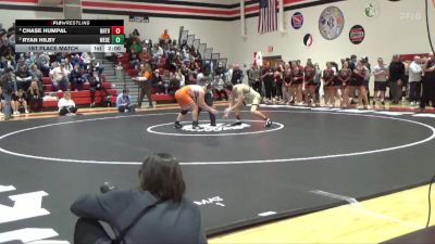 165 lbs 1st Place Match - Chase Humpal, NH/TV vs Ryan Hilby, West Delaware, Manchester