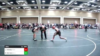 98 lbs Consi Of 8 #2 - Jethro Holiday, Rough House vs Berdj Serrano, Gold Rush Wr Acd