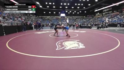 130 lbs Cons. Round 1 - Jaida Carter, Andover Hs vs Claire Starr, Emporia Hs