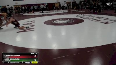 149 lbs Quarterfinal - Matt Randolph, Augsburg vs Carmen Cortese, Stevens