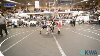 90-105 lbs Rr Rnd 5 - Broxton Barnett, Elgin Wrestling vs Breckin Garrett, Lone Grove Takedown Club