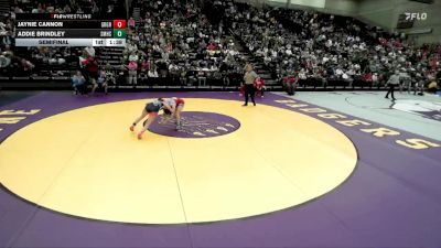 5A 110 lbs Semifinal - Jaynie Cannon, Granger vs Addie Brindley, Salem Hills