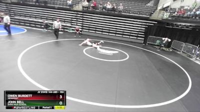 153 lbs Cons. Round 5 - John Bell, Davis High School vs Owen Burdett, Viewmont