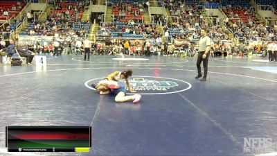 100 lbs Champ. Round 1 - Eloise Jenner, South Border vs K`yonna Castine, Minot