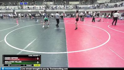 160 lbs Cons. Round 4 - Aiden Hippen, Immortal Athletics WC vs Benjamin Miller, Wisconsin