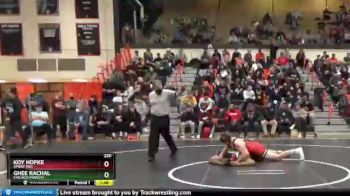 220 lbs Semifinal - Ghee Rachal, Chicago (MARIST) vs Koy Hopke, AMERY (WI)