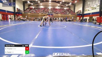 110 lbs Quarterfinal - Sophie Proctor, Henryetta Knights Wrestling Club vs Sean Taylor, Sallisaw Takedown Club