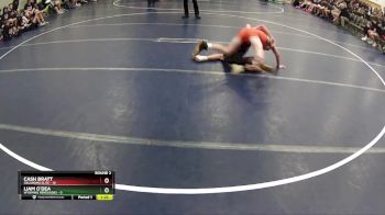 95 lbs Round 2 (6 Team) - Cash Bratt, Oklahoma Elite vs Liam O`Dea, Wyoming Renegades