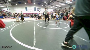 49 lbs Round Of 32 - Haxen Gibson, Wolfpak Wrestling vs Anna Silkey, Hilldale Youth Wrestling Club