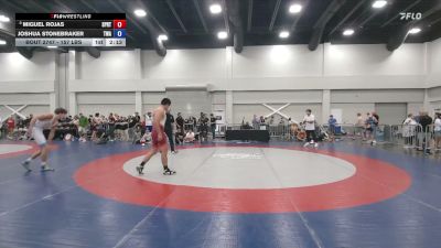 157 lbs Semis - Miguel Rojas, Spartan RTC@LHP vs Joshua Stonebraker, Triangle Wrestling Academy