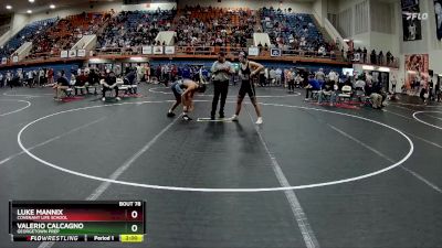144 lbs Champ. Round 1 - Luke Mannix, Covenant Life School vs Valerio Calcagno, Georgetown Prep