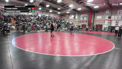 150 lbs Cons. Round 1 - Chase Cuddy, Excelsior Charter vs Francisco Oros, JW North