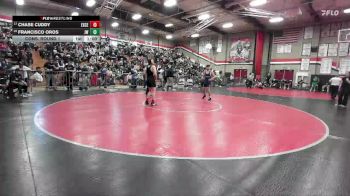 150 lbs Cons. Round 1 - Chase Cuddy, Excelsior Charter vs Francisco Oros, JW North