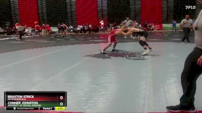 157 lbs Semifinal - Conner Johnston, University Of Central Missouri vs Braxton Strick, SIU Edwardsville