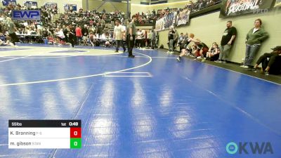 55 lbs Consolation - Kingston Branning, F-5 Grappling vs Myles Gibson, Standfast OKC