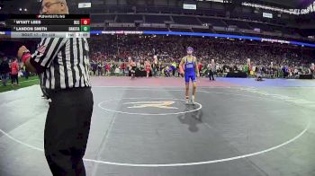 D1-120 lbs Champ. Round 1 - Wyatt Lees, Detroit Catholic Central HS vs Landon Smith, Dakota HS
