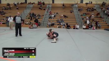 130 lbs Round 5 - John Henze, Milton Monsters vs Riley Klebe, Hastings