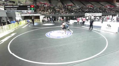 165 lbs Champ. Rd Of 32 - Cameron Lovett, Beat The Streets - Los Angeles vs Cole Philpot, Vacaville Wrestling Club