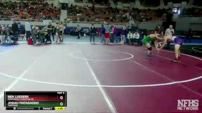 D4-165 lbs Quarterfinal - Josiah Matagaono, Thatcher vs Ben Lueders, Northwest Christian HS